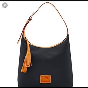 Dooney & Bourke Leather Paige Navy Shoulder Purse